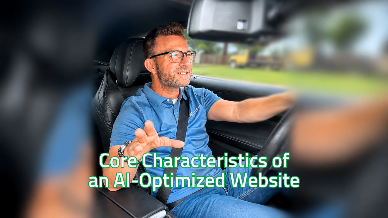 man driving care speaking to camera with episode title on screen
